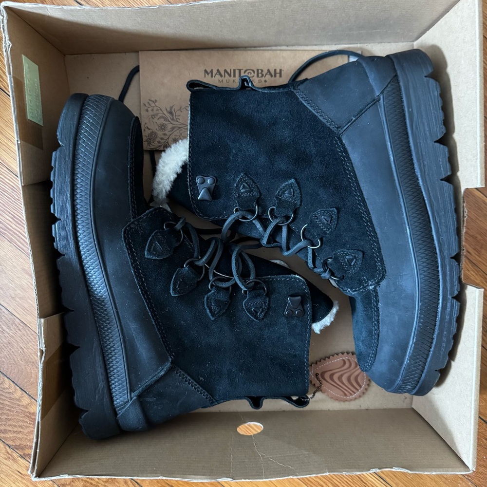 Manitobah Waterproof Lined Mesa Winter Boot Men's 10.5 NEW